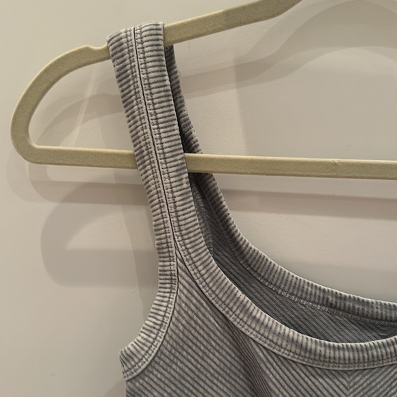 Rock N Rags Grey Lined Tank Top - Picture 4 of 4